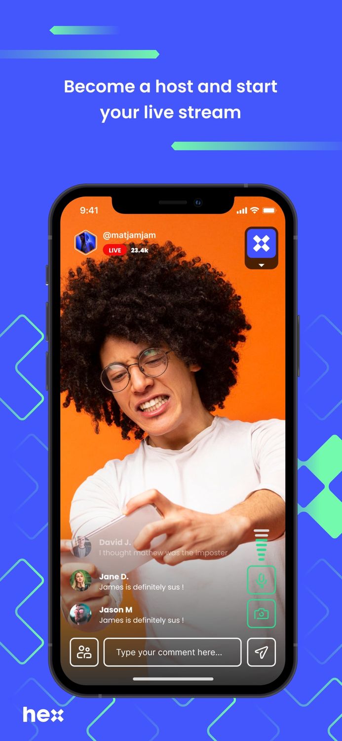 Hex - Social Streaming