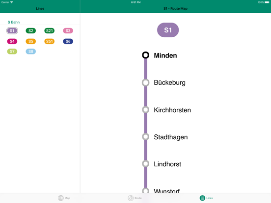 Hannover Metro iPad screenshot 4 - Travel app
