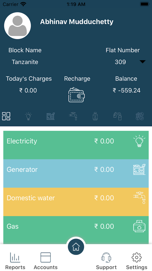 #4. YCity - Utilities Management (iOS) Podle: Yalavarti Projects Private Limited