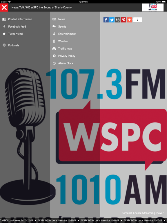 Screenshot #5 pour 107.3FM & 1010AM WSPC