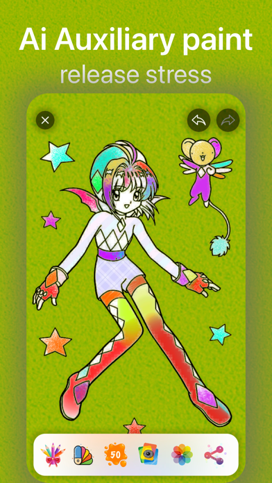 Princess coloring  and Paint Screenshot