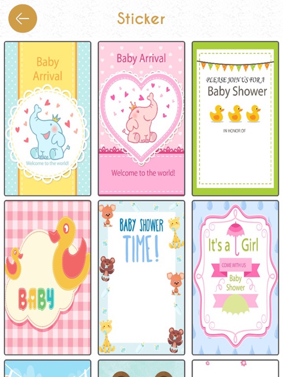 Screenshot #5 pour Baby Shower Invitation Card HD