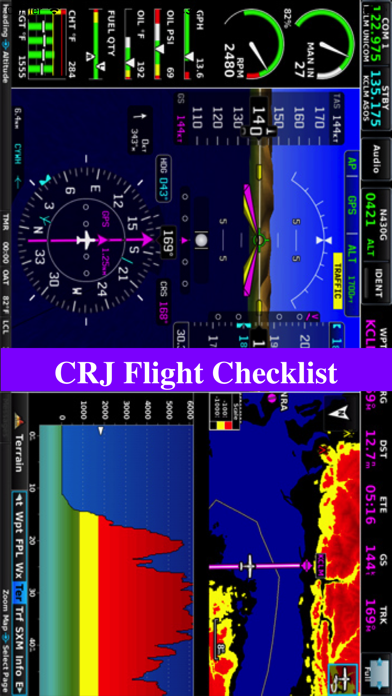 Screenshot #1 pour CRJ Flight Checklist