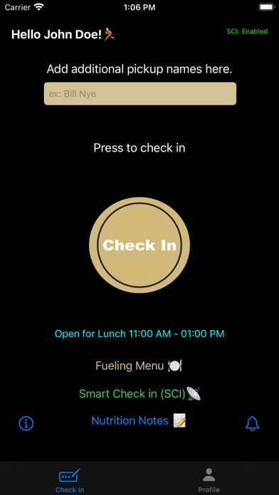 CU Athlete Screenshot