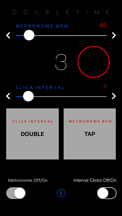 DoubleTime Metronome Screenshot