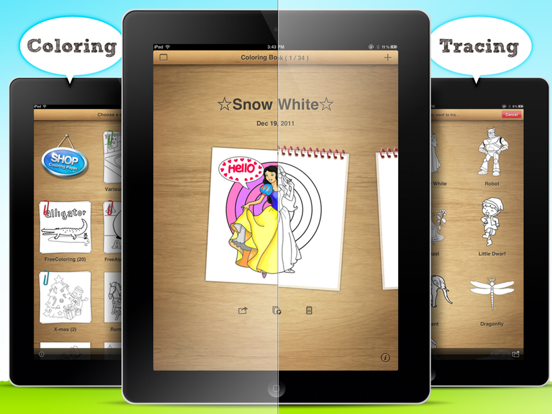 iColoringBook !!! Lite iPad screenshot