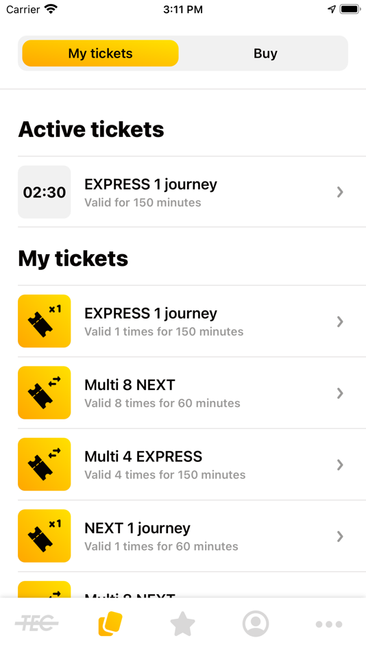 #4. TEC (iOS) 由: Operateur de Transport de Wallonie SA