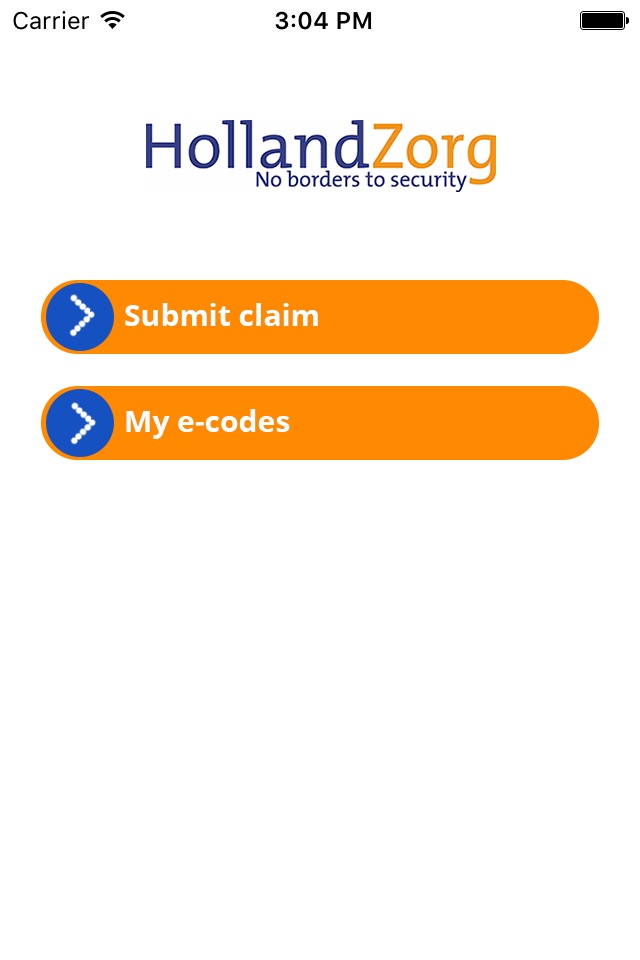 HollandZorg Claims App screenshot 2