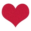 Glitter Heart Stickers icon