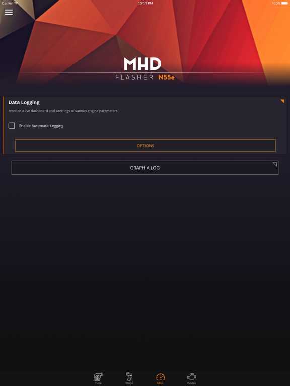 MHD N55 E-Series iPad screenshot 5 - Utilities app