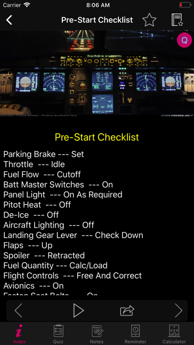 Screenshot #3 pour Airbus A340-300 Checklist