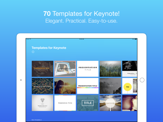 Templates for Keynote (Nobody)のおすすめ画像1