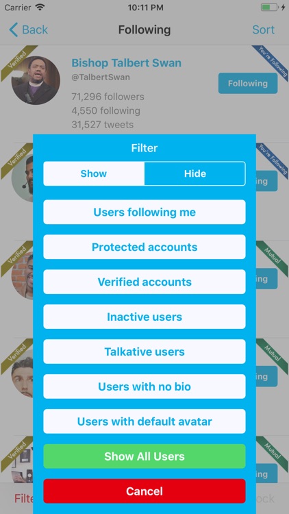 Find Unfollowers For Twitter