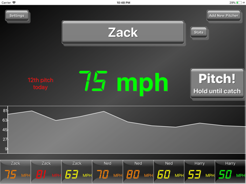 Baseball Radar Gun HD - náhled