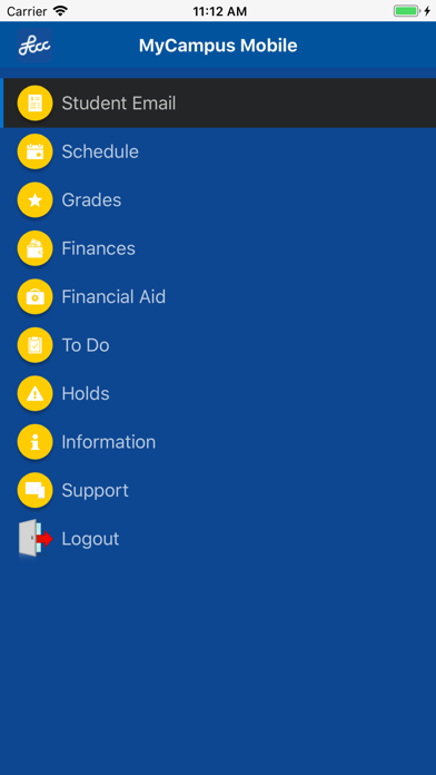 MyCampus Mobile Screenshot
