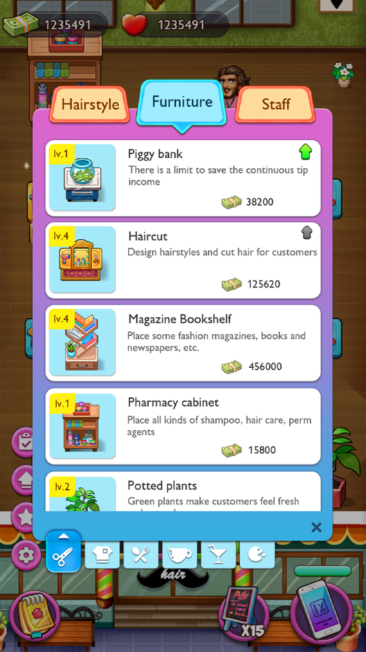 #2. My Salon-Time Management game (iOS) By: Chengdu Warrior Tech Limited