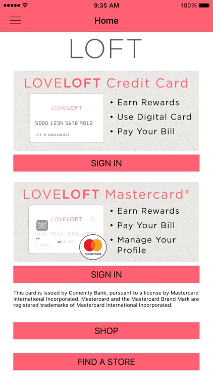 LOFT Card By Comenity LLC