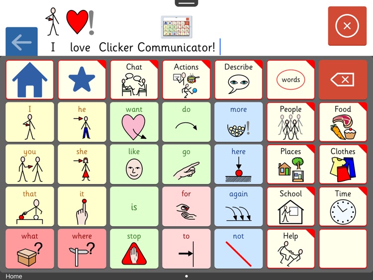 Clicker Communicator Widgit