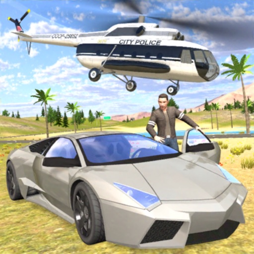 Helicopter Flying: Car Driving icon