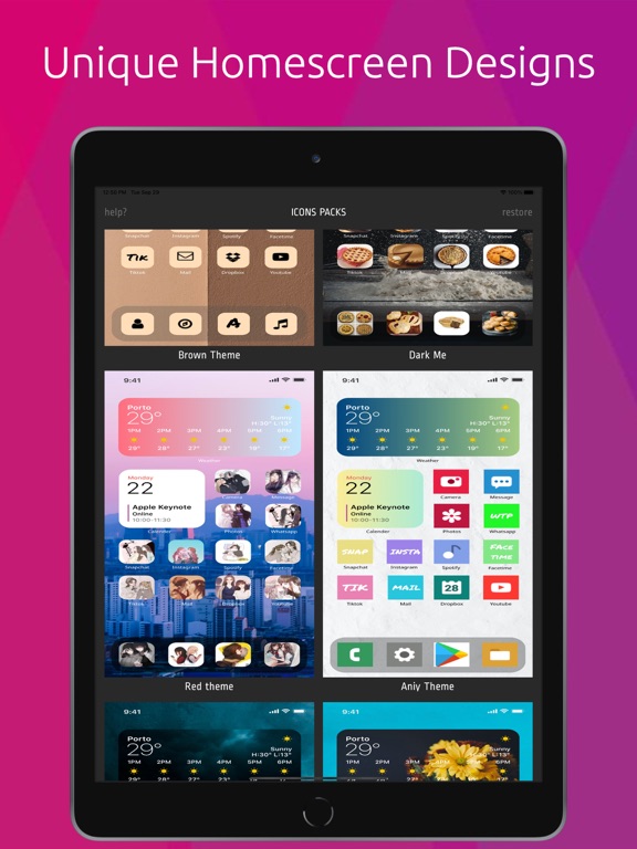 Screenshot #5 pour Packs d’icônes écran d'accueil