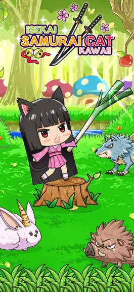 Game screenshot Isekai Samurai Cat Kawaii mod apk