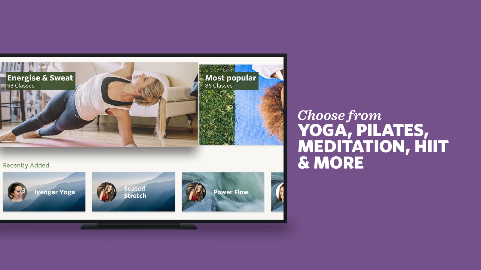 Yogaia: Daily Yoga & Workout apple_tv screenshot 2
