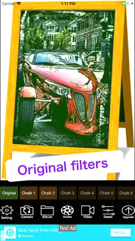 Game screenshot Chalk Art Light-photo retouch apk