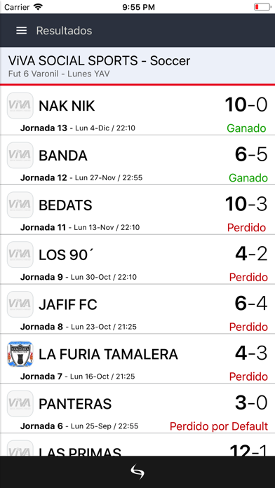 ViVA SOCIAL SPORTS Screenshot
