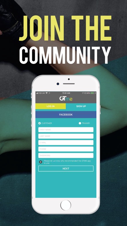 GTme - the Fitness Finder App