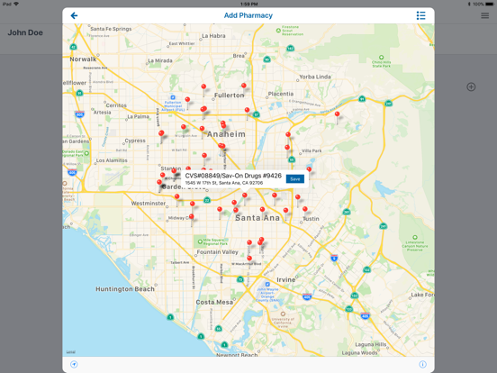 UCI Health OnCall iPad screenshot