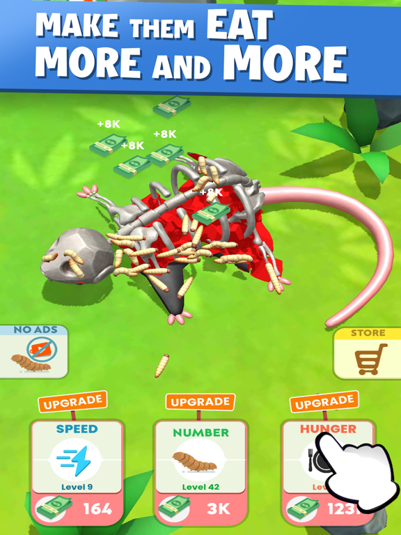 Idle Maggots - Simulator Game iPad screenshot 5 - Games app