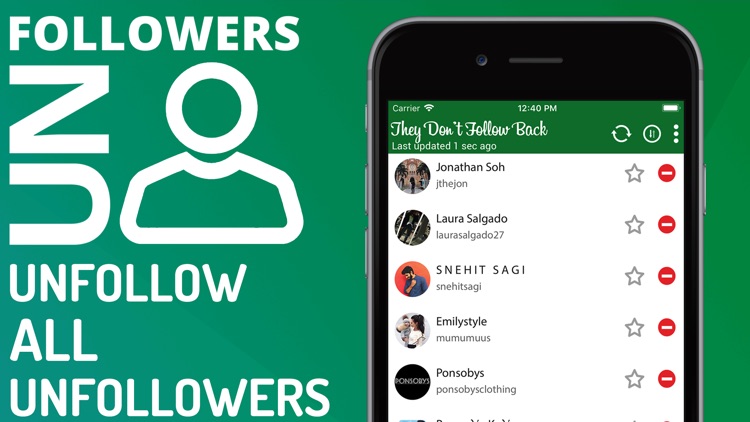 Unfollow For Instagram Reports