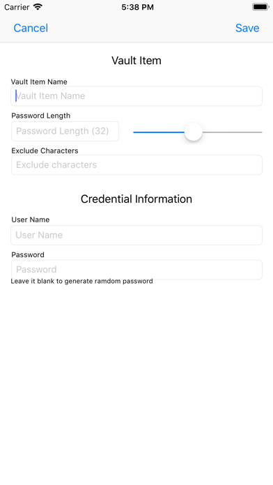 Screenshot #2 pour Personal Vault