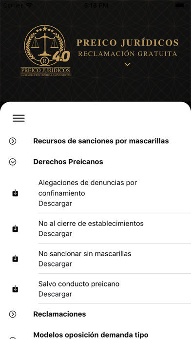 Preico Juridicos Screenshot