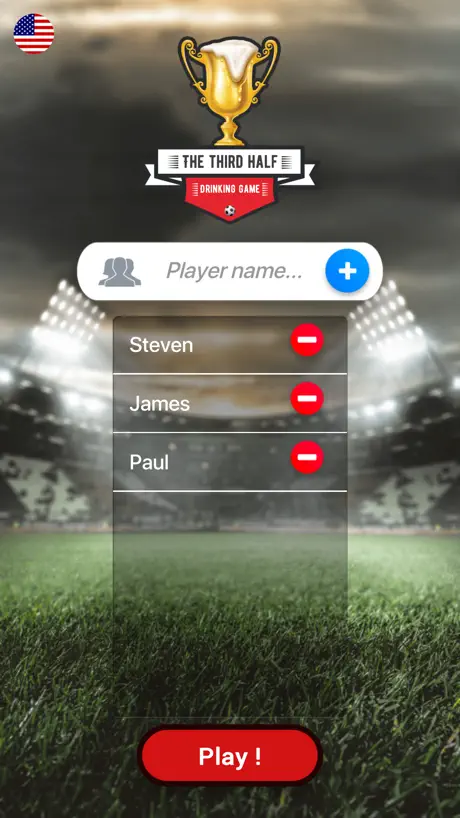 Third half | Drinking game app