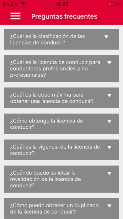 Licencia Conducir Screenshot