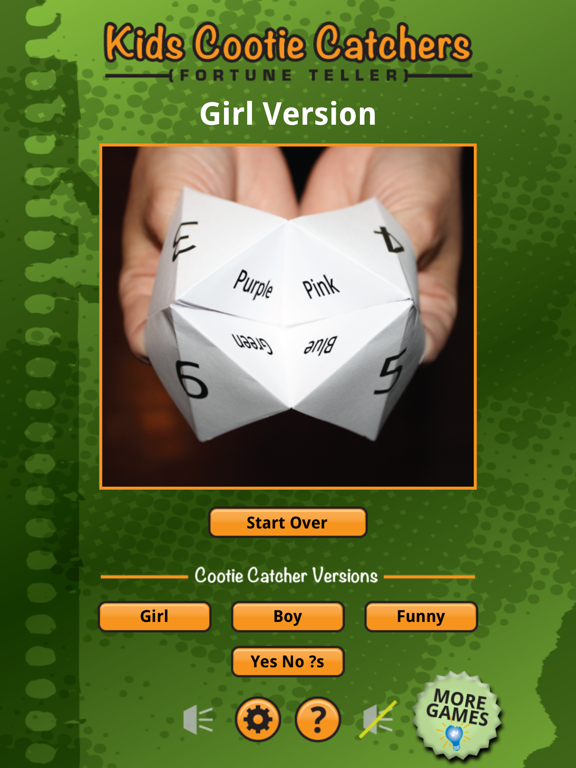 Screenshot #5 pour Cootie Catcher Fortune Teller