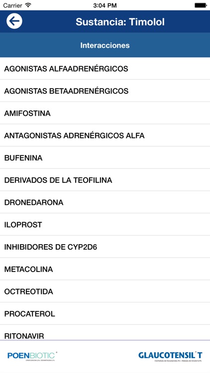 Interacciones Oftalmología screenshot-3