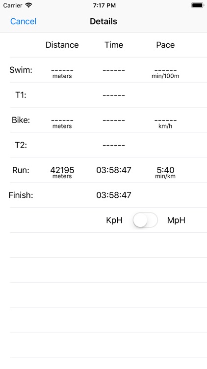 My Results - Triathlon screenshot-4