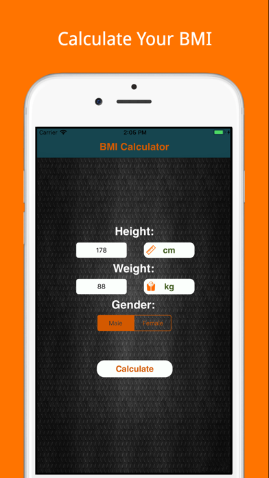 Screenshot #1 pour Bmi: Ideal Weight Calculator