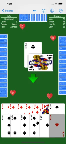 Game screenshot Hearts - Play with your rules mod apk