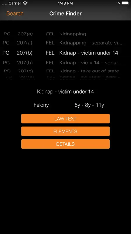 California Crime Finder-Phone screenshot 7 of 9
