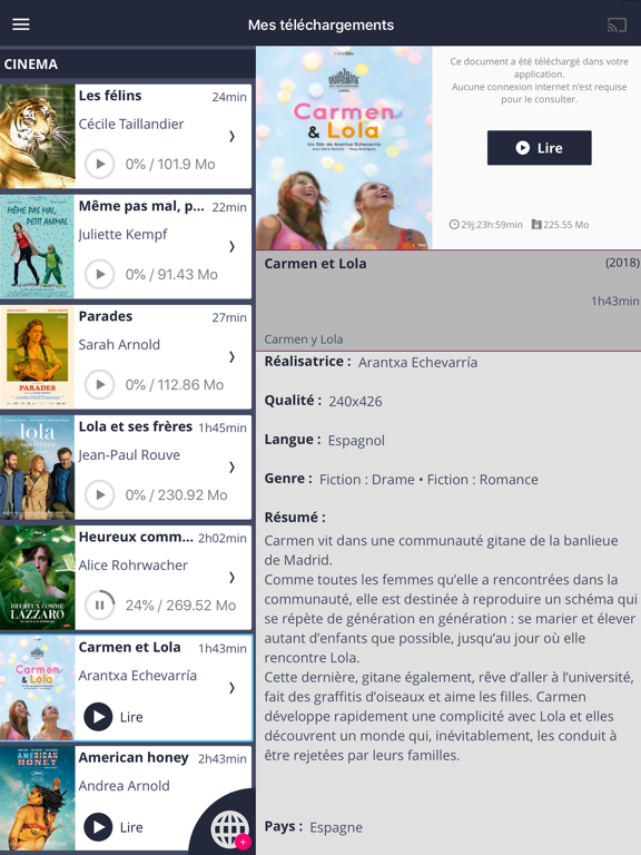 ma medi@theque iPad screenshot 1 - Entertainment app
