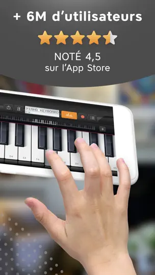 Capture d'écran de Piano Clavier sur iPhone 6