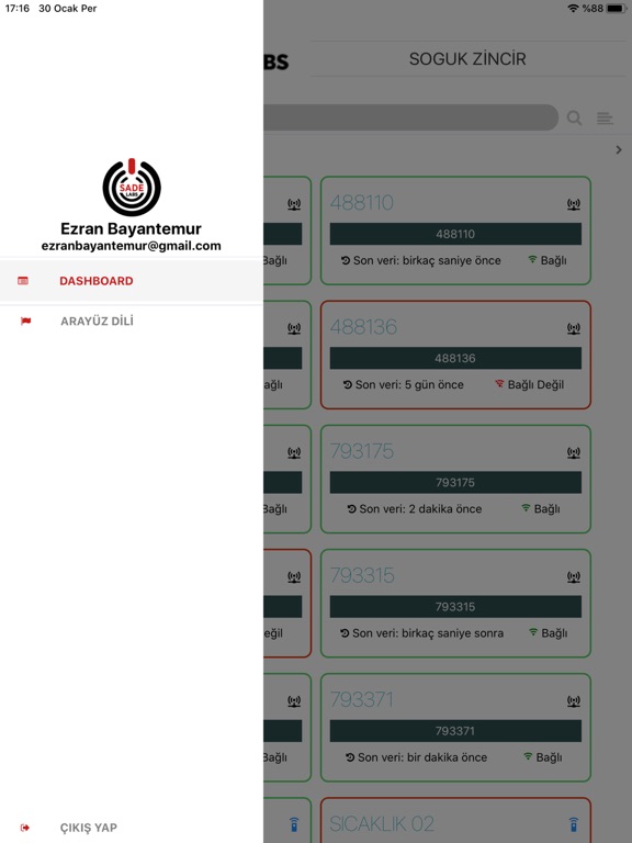 Screenshot #6 pour SADE.IO Dashboard