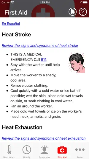 OSHA-NIOSH Heat Safety Tool screenshot 3