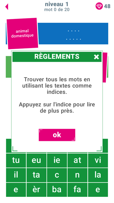 Screenshot #2 pour Mots et Indices de Maman