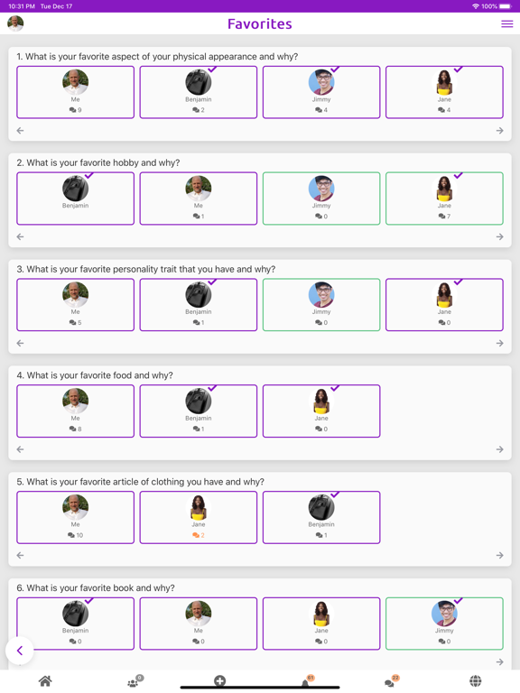 Uchi iPad screenshot 5 - Social Networking app