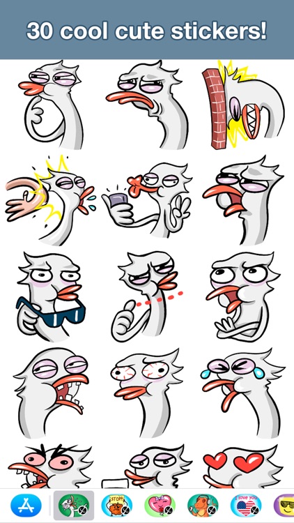 Crazy goose - Stickers