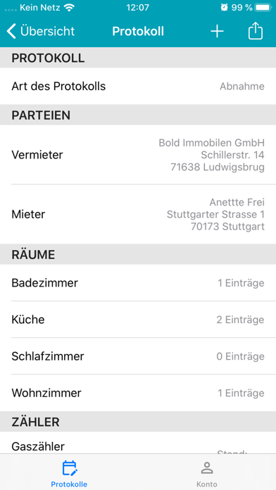 AppMobilien - Wohnungsübergabe Screenshot